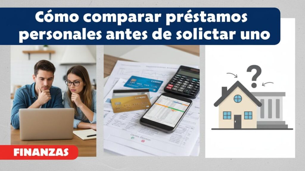 Cómo comparar préstamos personales antes de solicitar uno