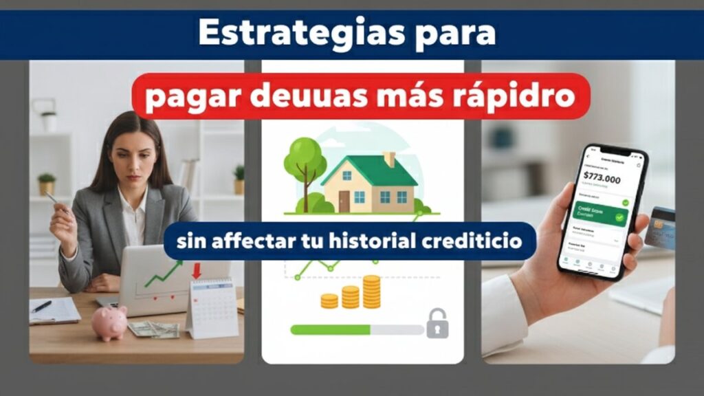 Estrategias para pagar deudas más rápido sin afectar tu historial crediticio
