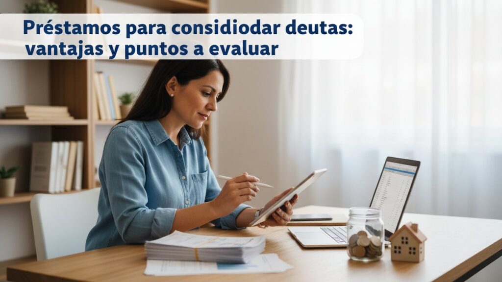 Préstamos para consolidar deudas: ventajas y puntos a evaluar