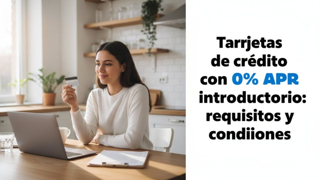 Tarjetas de crédito con 0% APR introductorio: requisitos y condiciones