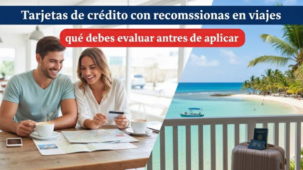Tarjetas de crédito con recompensas en viajes: qué debes evaluar antes de aplicar